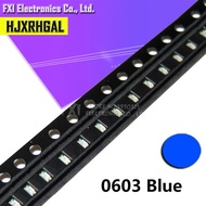 100pcs Blue 0603 SMD LED light new