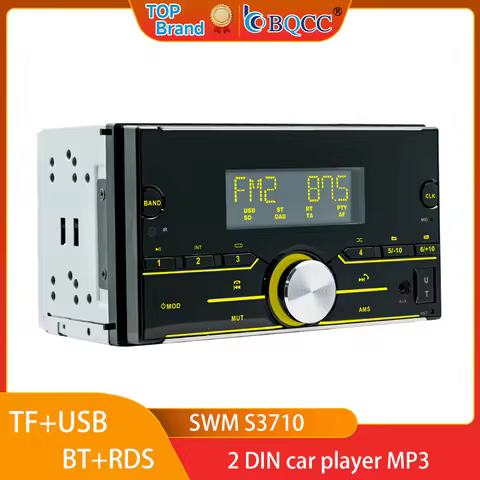 BQCC 2 Din car radio BT/USB/TF/voice assistant function /mobile phone APP positioning car/FM MP3