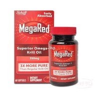 MegaRed 350mg Superior Omega-3 Krill Oil Softgels 60’s