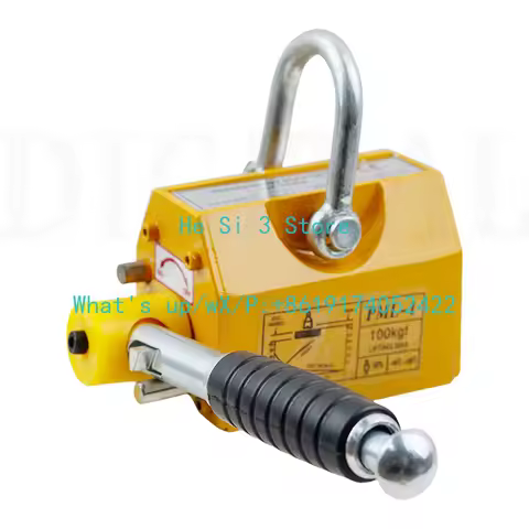 Magnetic Lifter 200KG Heavy Duty Lifting Magnet Hoist For Doing Steel Projects Heavy Industry Hoisti