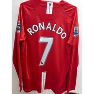 2007 2008 retro Manchester United home court American football jersey Ronaldo