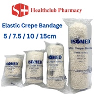 ISOMED Elastic Crepe Bandage (MDA Approved) 5cm / 7.5cm / 10cm / 15cm