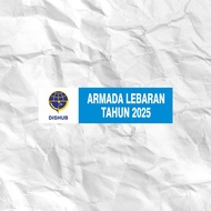 Sticker motor - STIKER DISHUB ARMADA LEBARAN 2025 Sticker Matic Trans Jawa X Armada Lebaran Stiker M