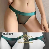 Sexy Lingerie Ladies Panties Japanese Style Mesh Transparent Seksi Wanita Seluar Dalam Gaya Japanese