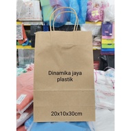 Brown Paper bag Paper bag/ 20x30x10cm