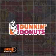 Dunkin Donuts Sticker Size 7.5 x 3 Cm