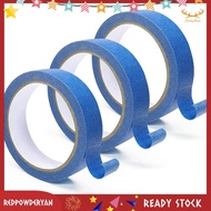 [Redpowderyan.] 3Rolls Blue Painters Tape Safe Wall Painting, Edge Finishing-1 Inch X 22 Yards Blue