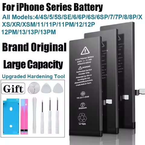 Brand New Phone Battery for IPhone SE 2 4 5S 6 6s 6p 6sp 7 7p 8 Plus X Xr Xs Max 11 12 13 Pro Batter