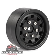 Terbaik 4 PCS VELG METAL RIM BEADLOCK 1.55 RC SCX10 AXIAL TAMIYA