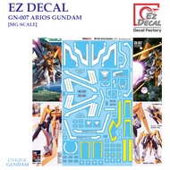 [EZ DECAL] Q04 MG 1/100 GN 007 ARIOS GUNDAM [MG SCALE] PRE-CUT WATER SLIDE DECAL