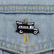 JW.ORG Metal Badge Black Van Enamel Brooch Lapel Pin Jewelry Accessories Gift