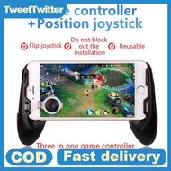 TweetTwitter 3 In 1 Portable Universal Mobile Phone Gamepad Holder Telescopic Gamepad Controller Mob