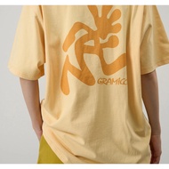 Ready Stock Round Neck GRAMIC New Style Classic Pattern Printed Casual Short-Sleeved T-Shirt 107