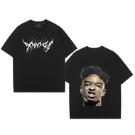 21 Savage Men Printed Rap Comfortable Fashion T-Shirt