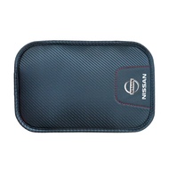 Ciscos Leather Car Armrest Pad Cover Carbon Fiber Car Interior Accessories For Nissan Note GTR Qashqai Serena NV350 Kicks