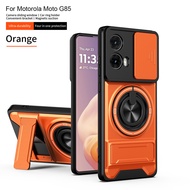 For Motorola G85 Case Moto G85 Cover Moto S50 Neo Phone Case Magsafe Magnetic Fold Holder Military A