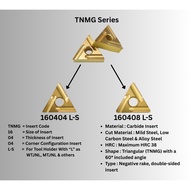 Turning Insert TNMG160404 / 08 ( Left / Right ) Series - OEM Taiwan