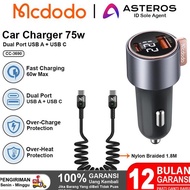 Mcdodo Car Charger Type C To Type C Fast Charging 45W 95W-100W Max