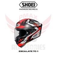 SHOEI X-15 Escalate Tc-1 100% Original Made In Japan Full Face Helmets