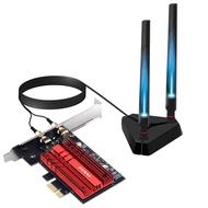 WiFi 6E AX210 (AXE5400) PCIe WiFi Card for Gaming PC Tri-Band PCIe Wireless Adapter for Desktop with