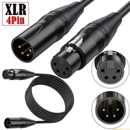 SUN 4 Pin DSLR Camera Monitor Recorder Mixers Power Supply Cable XLR4 Male To Female for VL150 VL200