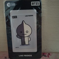 VAN BT21 line friend ezlink card