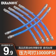 Dulan Grease Gun Hose Explosion-Proof Connection Pipe Manual Grease Gun Head Nozzle Extended Extensi