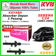1 Pasang - KAYABA / KYB Front Absorber Depan  - Nissan Serena C24 2001-2005 (Gas) ( 333M017 / 333M01