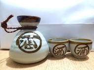 日本製清酒杯套裝 (壺+杯)
