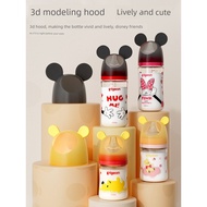 botol susu botol susu baby Disney Baby Bottle Natural Feeling PPSU Baby Bottle Double Handle Cap Acc