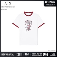 Armani Exchange เสื้อยืดผู้ชาย รุ่น XM001903-AF10362-U0009-สีออฟไวท์