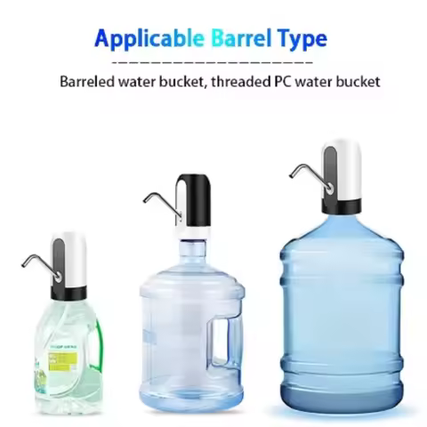 1/2PCS Electric Water Dispenser Pump Automatic Water Bottle Pump USB Charging Water Pump One Click A