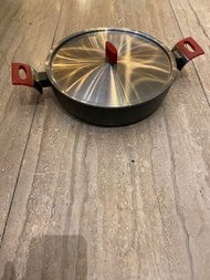 28cm Italy Moneta pan with Lid MAXIMA non sticky pan  wok Finegres系列電磁爐可用雙耳鑊陶瓷不沾鍋平底鍋家用無氟塗層（上水交收）trad