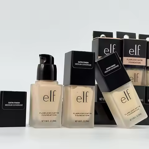 Fashion Elf Flawless Satin Liquid Foundation Long Lasting Oil Control Full Coverage Facial Makeup Co