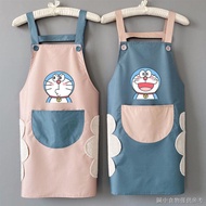 [Cartoon Anpanman Apron] Hand-wiping Apron Work Clothes Waterproof Oil-proof Household Kitchen Femal