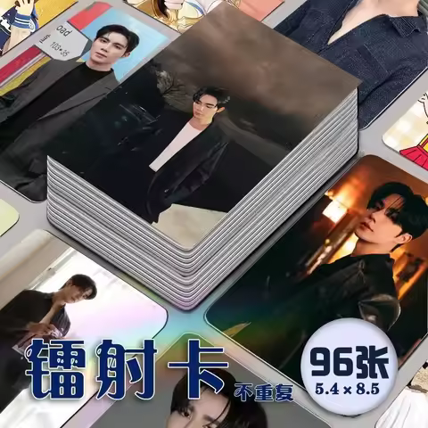 96pcs Pruk Panich Zee Li Haihai Photo Laser Mini Card Photo Wallet Small Cards