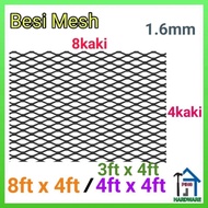 Expanded Metal Diamond Mesh 8FT x 4FT(JARING BESI/BESI MESH) 1.6mm