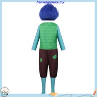 YB1 Trolls Poppy Branch Cosplay Costume Wig Dress Kids Adult Cartoon Fairy Uniform Halloween Party C