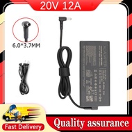 New 20V 12A 240W 6.0*3.7MM AC Laptop AC Adapter For ASUS G17 G713 G713IR K4025R Power Adapter Charge