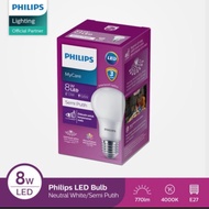 Philips 8 watt Led lamp LedBlub 8W semi white 4000K