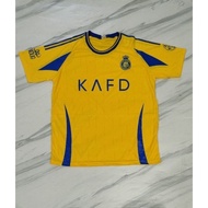 Al Nassr football shirt for adult men, latest Al Nassr jersey, futsal top, football shirt, sportswea