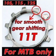 BikersManiac 10-12 Speed Sprocket Freewheel Cassette Cog Gear 11T For MTB Bike Parts