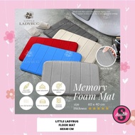 Little LadyBug Premium Extra Thick Memory Foam Floor Mat Anti Slip Bath rug