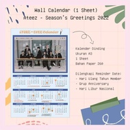 [BISA COD] Calendar Ateez - Season's Greetings | Kalender Ateez - Season's Greetings | Ateez Season'