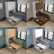 現貨 3尺/4尺 床連衣櫃 超慳位