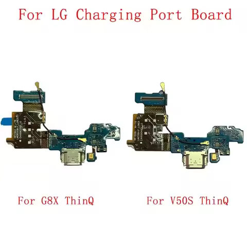 USB Charging Port Board Connector For LG V50S G8X ThinQ Flex Cable Repair Parts