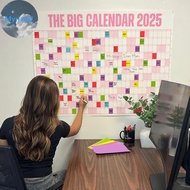 MyriadU Wall Calendar 2025 Large Dry Erase Calendar For Wall, 1 Yearly Family Calendar Planner, Use 