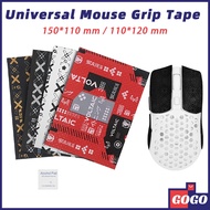 DIY Mouse Grip Tape Universal 15x11/11x12cm Cuttable Anti-Slip Mouse Sticker for Gaming Mouse