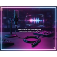 XLR Cable | XLR Female to XLR Male Stereo Audio Cable