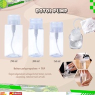 Termurah (SKR) Botol Pump Makeup Remover Manicure Micellar Water Pressing Press Bottle Dispenser Pla